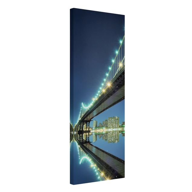 Skyline Leinwand Abstract Manhattan Bridge