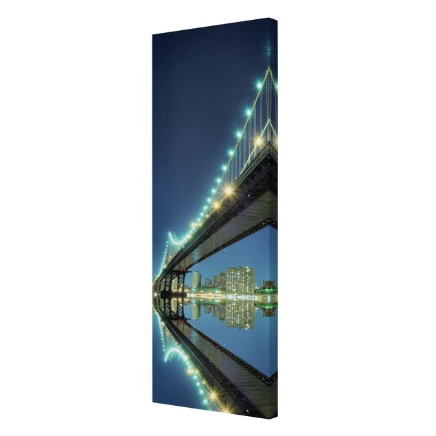 Wandbilder Modern Abstract Manhattan Bridge