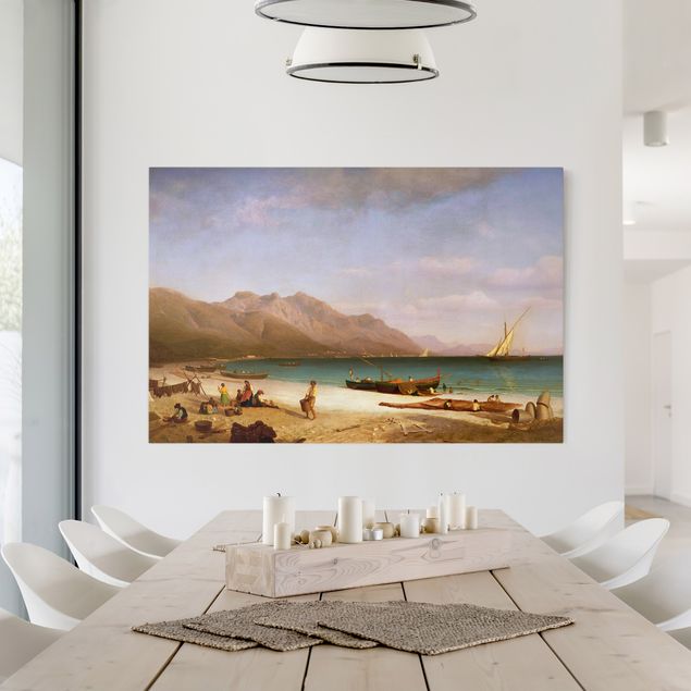 Küche Dekoration Albert Bierstadt - Der Golf von Salerno