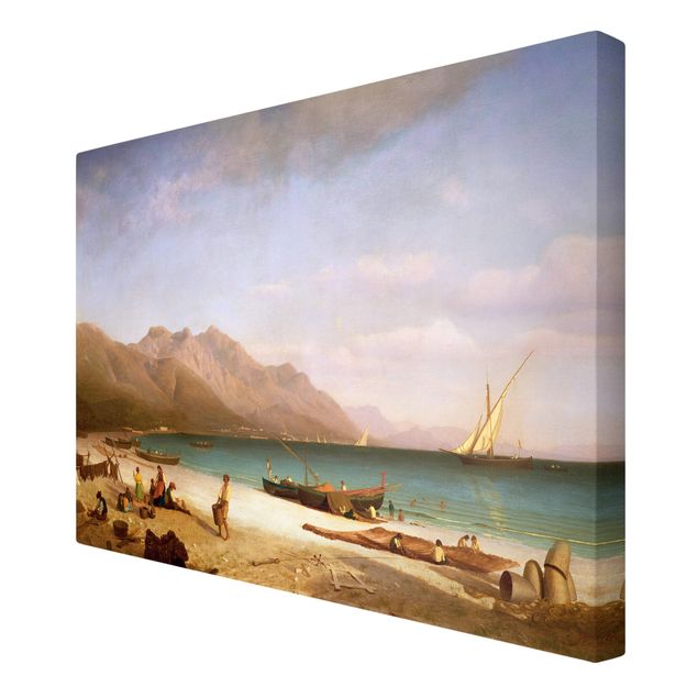 Wandbilder Landschaften Albert Bierstadt - Der Golf von Salerno