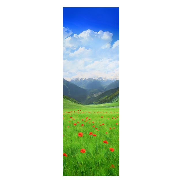 Wandbilder Landschaften Alpenwiese