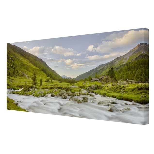 Wandbilder Natur Alpenwiese Tirol