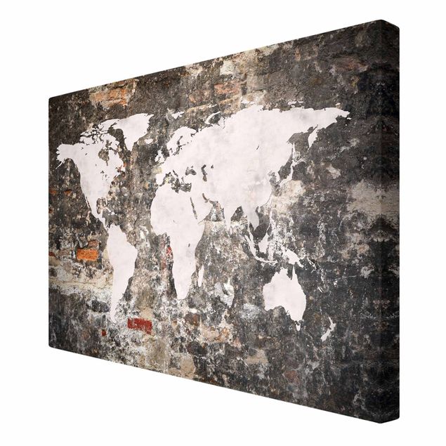 Bilder Alte Mauer Weltkarte