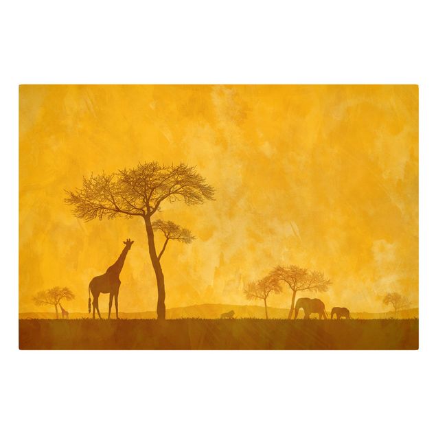 Wandbilder Giraffen Amazing Kenya