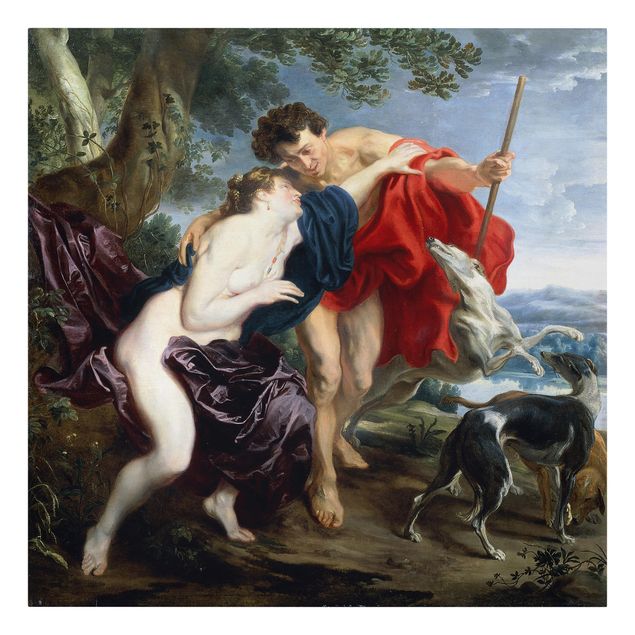 Wandbilder Kunstdrucke Anthonis van Dyck - Venus und Adonis