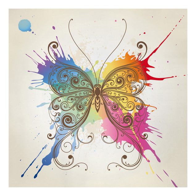 Wandbilder Modern Aquarell Schmetterling