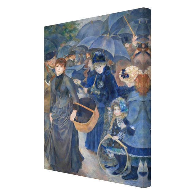 Wandbilder Kunstdrucke Auguste Renoir - Die Regenschirme