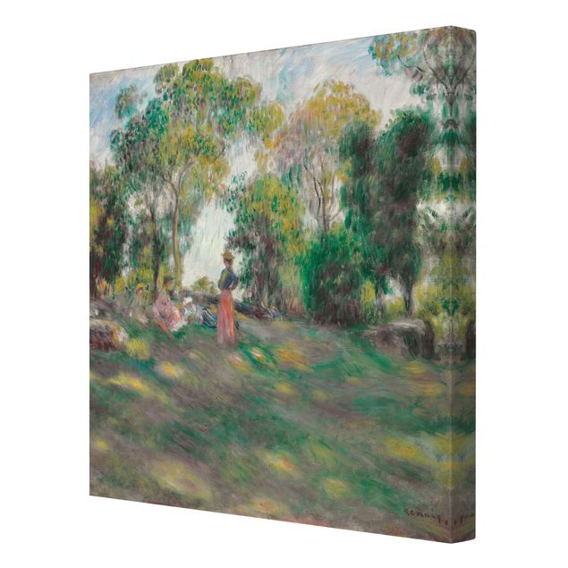 Wandbilder Architektur & Skyline Auguste Renoir - Landschaft mit Figuren