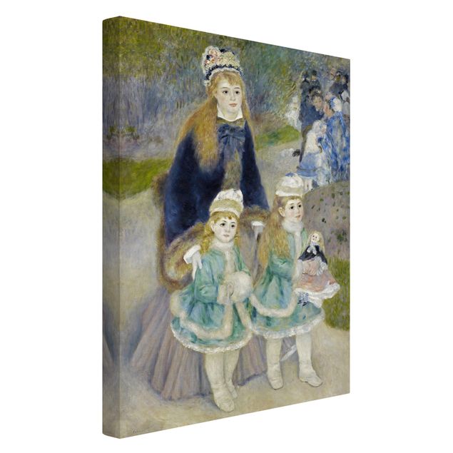 Kunstdruck Leinwand Auguste Renoir - Mutter und Kinder