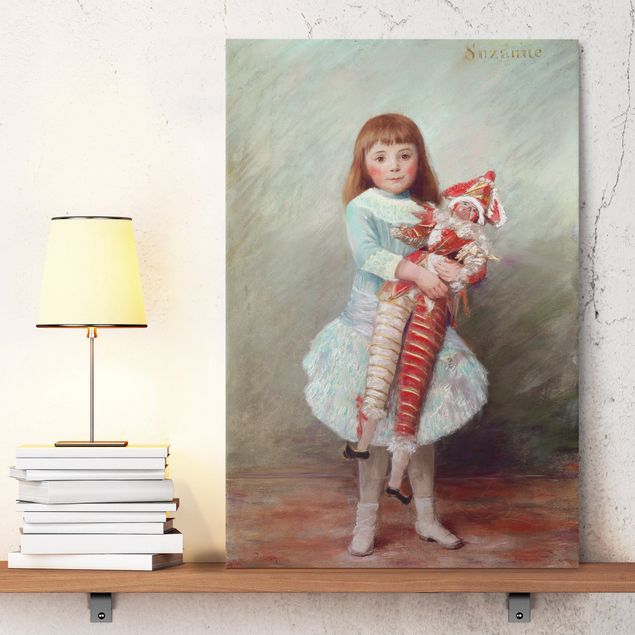 Wanddeko Küche Auguste Renoir - Suzanne mit Harlekinpuppe