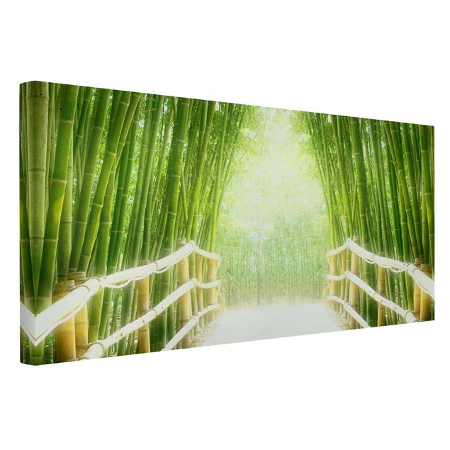 Wandbilder Bambus Bamboo Way