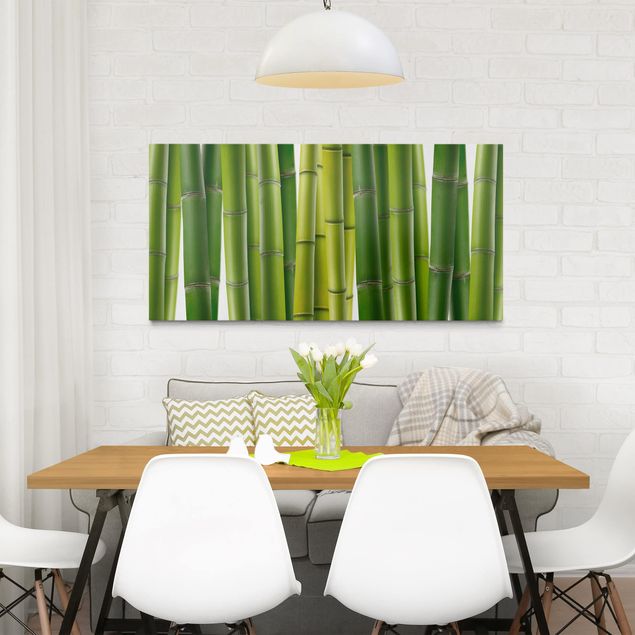 Wandbilder Bäume Bambuspflanzen