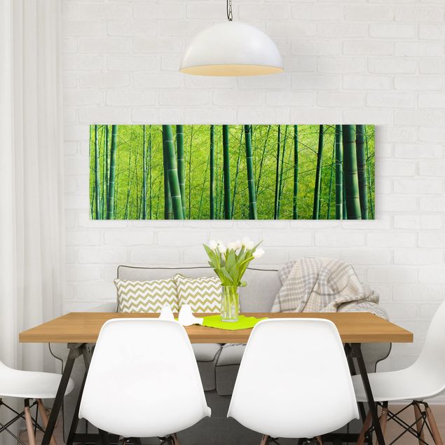 Wandbilder Bäume Bambuswald No.2