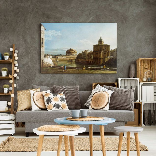 Küche Dekoration Bernardo Bellotto - Ansicht Roms am Ufer
