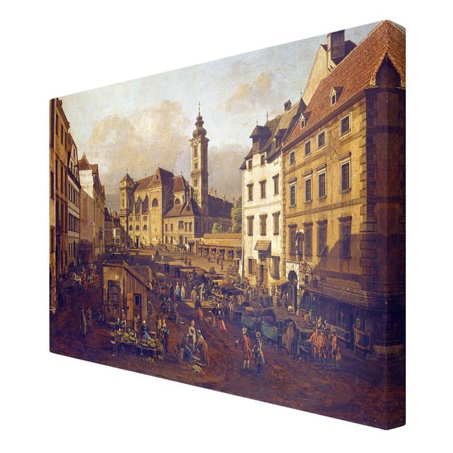Leinwandbilder Städte Bernardo Bellotto - Die Freyung in Wien