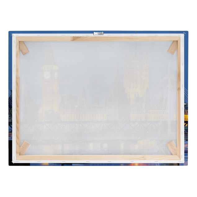 Rainer Mirau Kunstdrucke Big Ben und Westminster Palace in London bei Nacht