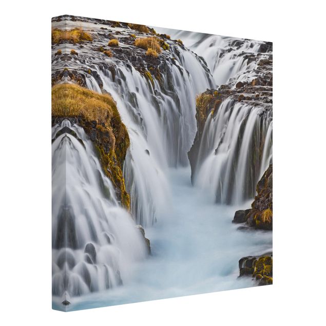 Wandbilder Landschaften Brúarfoss Wasserfall in Island