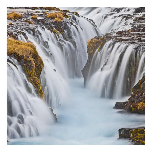Leinwandbilder Naturmotive Brúarfoss Wasserfall in Island