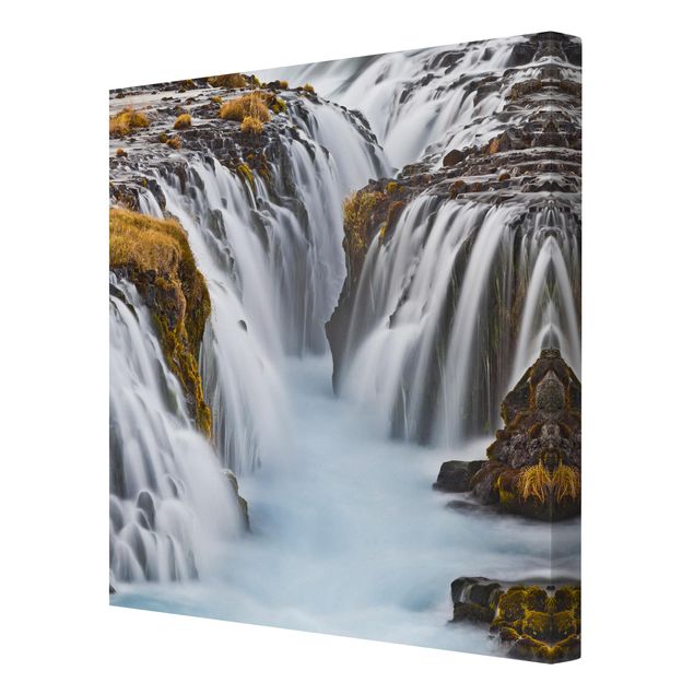 Wandbilder Natur Brúarfoss Wasserfall in Island