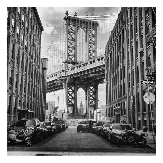 Leinwandbilder Städte Manhattan Bridge in America