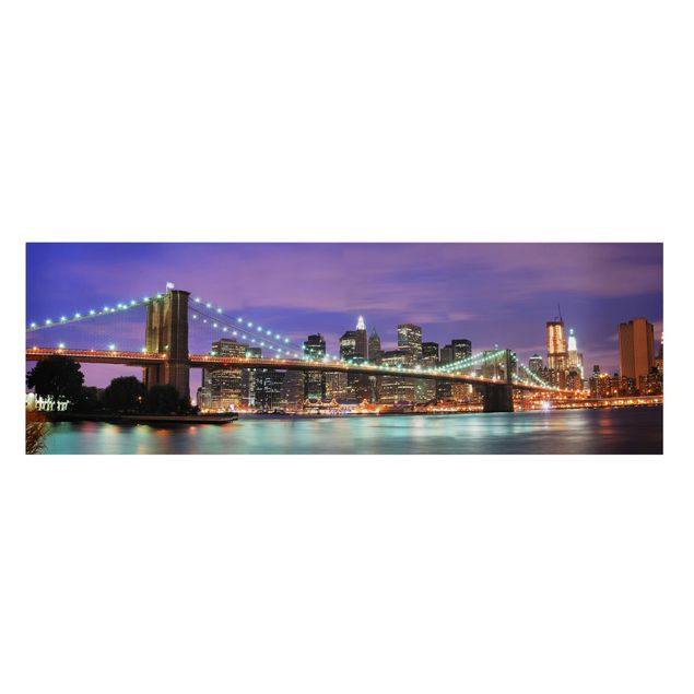 Wandbilder Architektur & Skyline Brooklyn Bridge in New York City