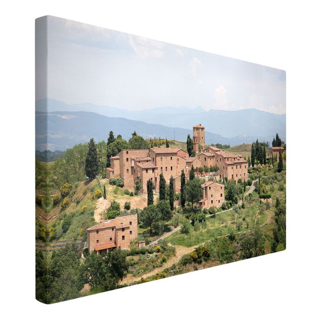 Leinwandbilder Berge Charming Tuscany