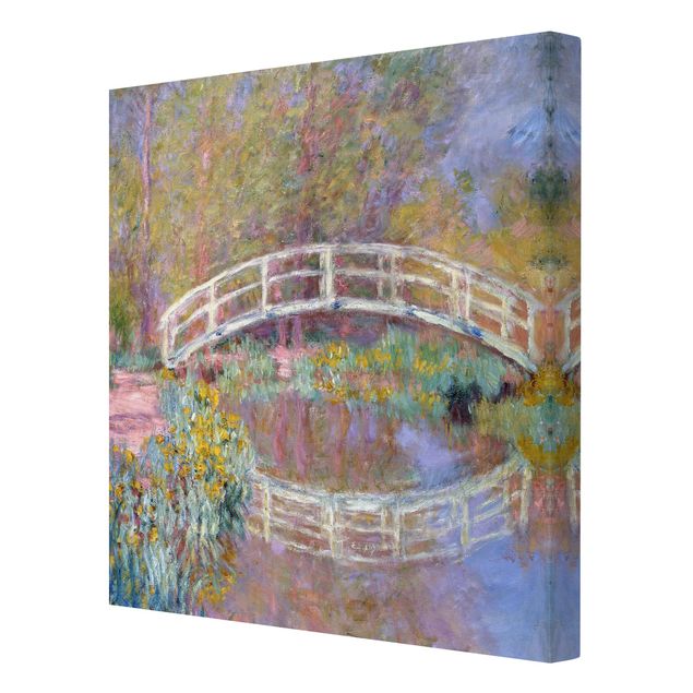 Wandbilder Floral Claude Monet - Brücke Monets Garten