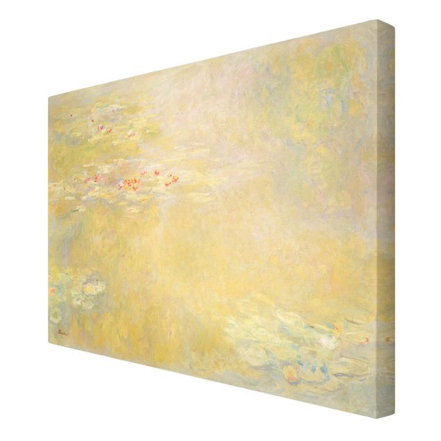 Leinwand Kunst Claude Monet - Seerosenteich