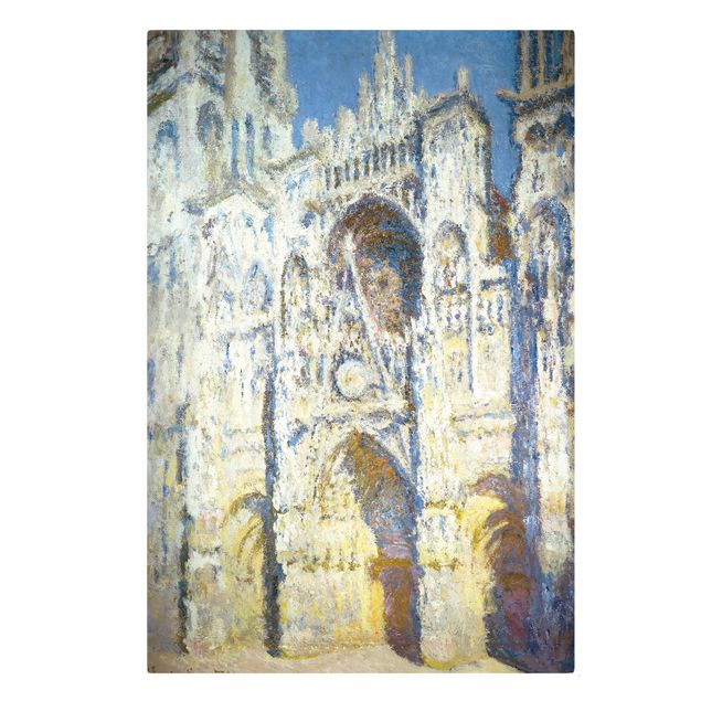 Leinwand Kunst Claude Monet - Kathedrale von Rouen