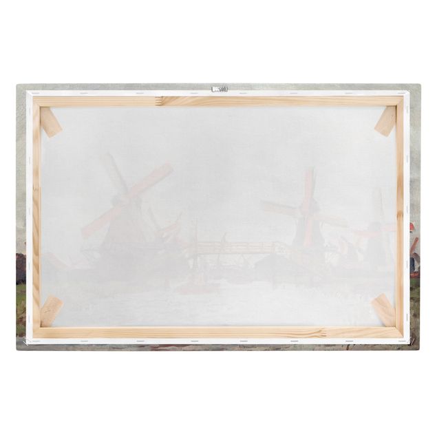 Monet Bilder Claude Monet - Windmühlen Zaandam