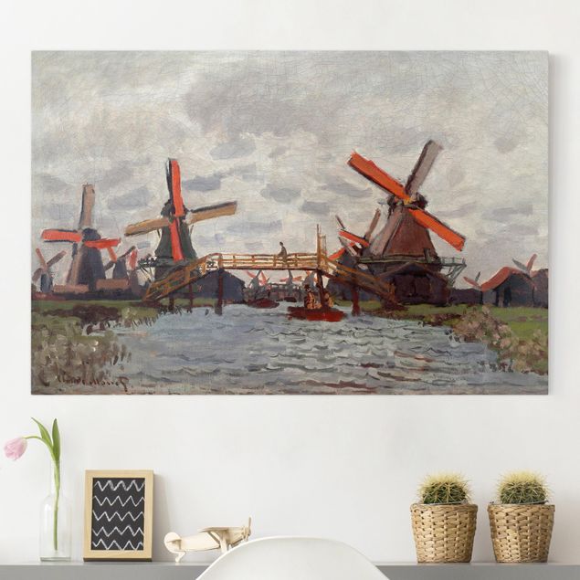 Küche Dekoration Claude Monet - Windmühlen Zaandam