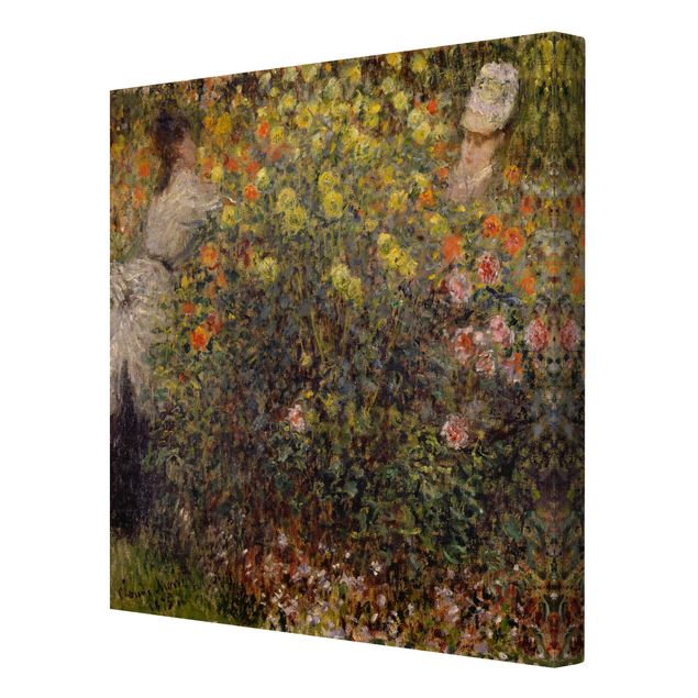 Wandbilder Floral Claude Monet - Blumengarten