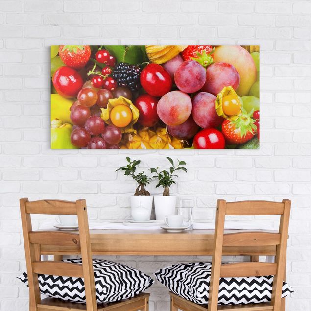 Wandbilder Früchte Colourful Exotic Fruits