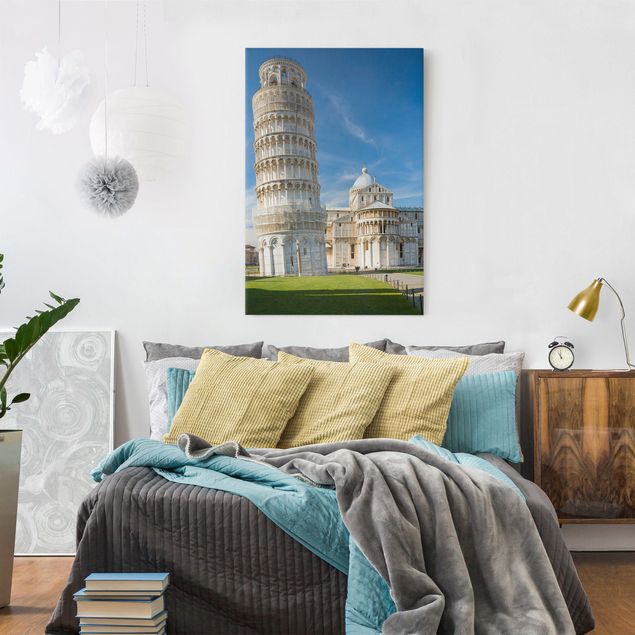 Wandbilder Italien Der schiefe Turm von Pisa