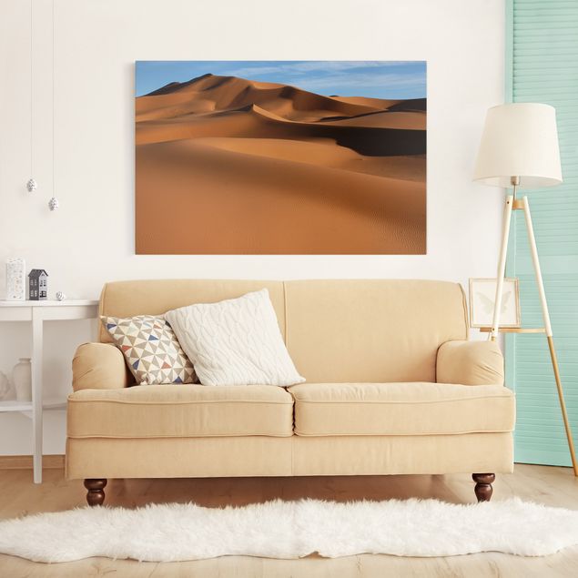 Leinwandbild Strand Dünen Desert Dunes
