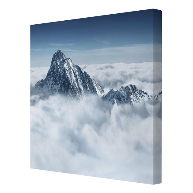 Wandbilder Architektur & Skyline Die Alpen über den Wolken