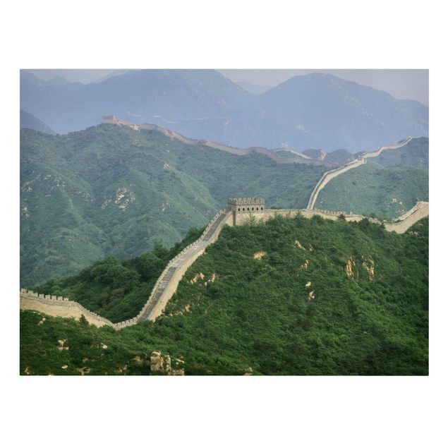 Leinwand Natur Die chinesische Mauer im Grünen