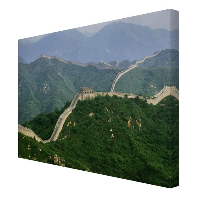 Wandbilder Natur Die chinesische Mauer im Grünen