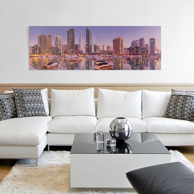 Leinwandbilder Dubai Dubai Skyline und Marina