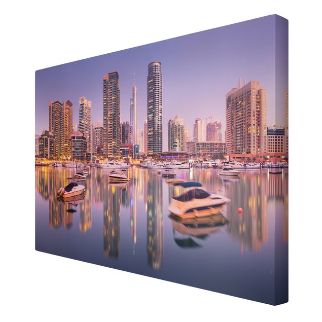 Wandbilder Architektur & Skyline Dubai Skyline und Marina
