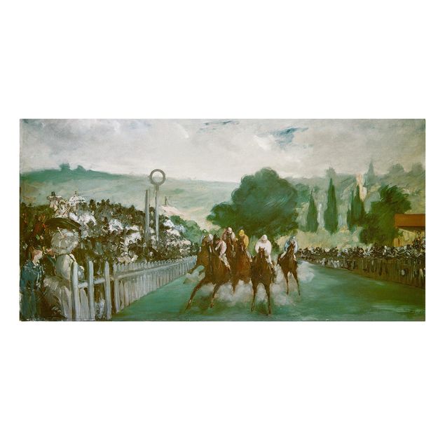 Wandbilder Pferde Edouard Manet - Pferderennen