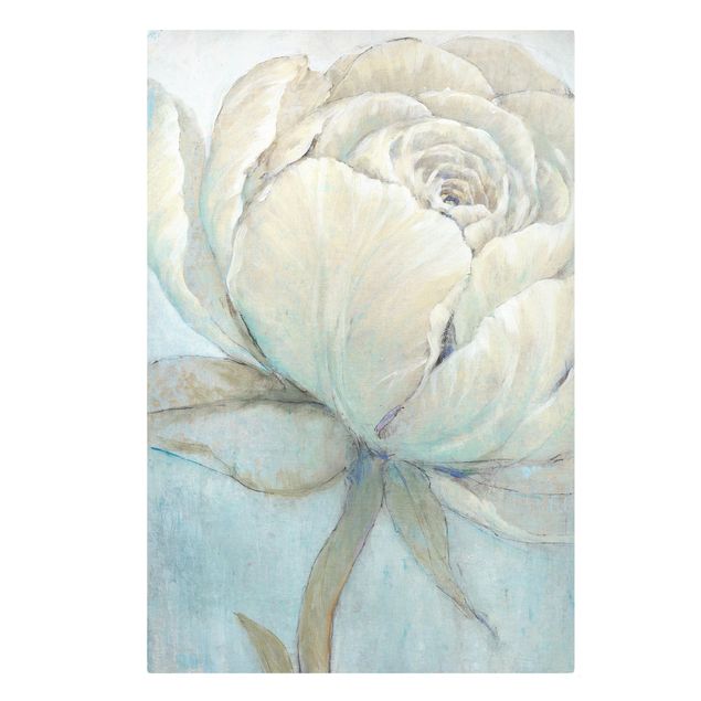 Wandbilder Blumen Englische Rose Pastell