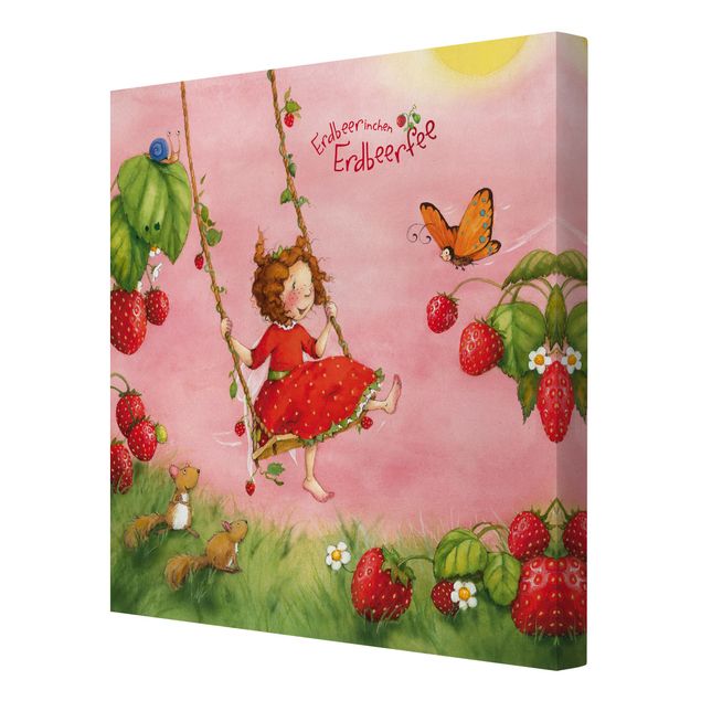 schöne Bilder Erdbeerinchen Erdbeerfee - Baumschaukel