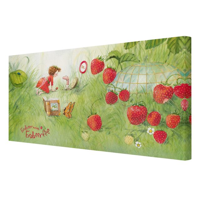Wandbilder Erdbeerinchen Erdbeerfee - Bei Wurm Zuhause