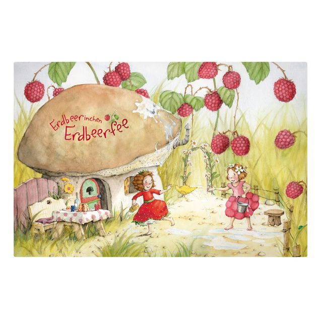 Bilder Erdbeerinchen Erdbeerfee - Unter dem Himbeerstrauch