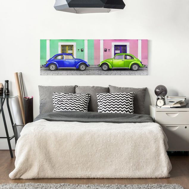 Wandbilder Autos Farbige Beetles