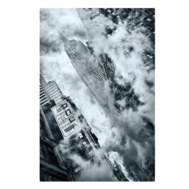 Leinwandbilder Städte Fassade des Empire State Buildings