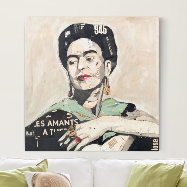 Wanddeko Küche Frida Kahlo - Collage No.4