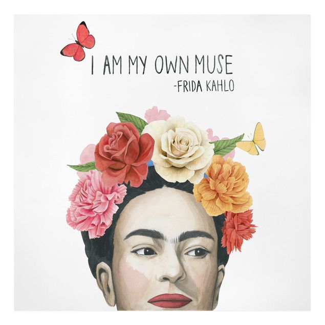 Wandbilder Bunt Fridas Gedanken - Muse