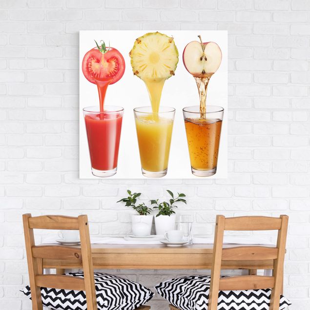 Wandbilder Früchte Frisch gepresst